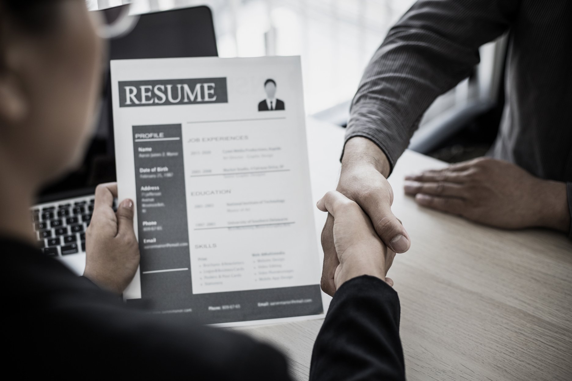 Woman Conducting Job Interview